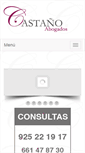 Mobile Screenshot of castanoabogados.com